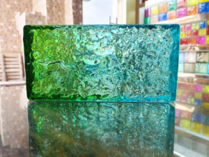 Moderno Mattone in Vetro Cristallo Trasparente Multicolore a Fusione a Caldo di Forma Quadrata per Pareti Divisorie, Hall, Ville e Hotel - Product Image 4