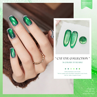 Vendeeni Printemps-Été – Coffret de 36 couleurs de vernis gel effet œil de chat néon – Sans TPO ni HEMA – Personnalisation OEM – Vernis gel œil de chat magnétique 15 ml