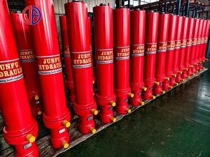 Op Maat Gemaakte Hydraulische Telescopische Cilinders Hoge Kwaliteit Front-End Cilinder Onderlichaam Cilinder Voor Dump <span class=keywords><strong>Truck</strong></span> - Product Image 5