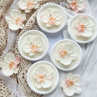 Lilin Aroma Phalaenopsis Cantik untuk Wanita, Lilin Seni Buatan Tangan dari Lilin Kedelai untuk Hadiah Thanksgiving, Natal, dan Pernikahan