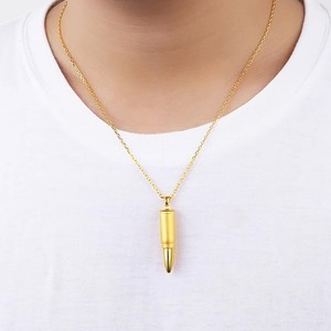 Exquisito Collar Dorado con Colgante, Estilo Dominante y con Personalidad <span class=keywords><strong>para</strong></span> Hombre, Regalo <span class=keywords><strong>para</strong></span> <span class=keywords><strong>Novio</strong></span> o Esposo - Product Image 4