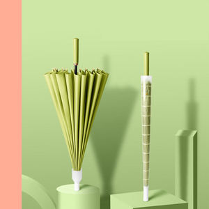 ร่มไนลอนไฟเบอร์กลาสแบบเปิดอัตโนมัติของขวัญธุรกิจทำด้วยมือสำหรับกิจกรรมกลางแจ้ง - Product Image 3