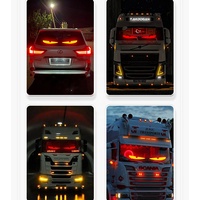 Autocollant lumineux LED pour voiture Kingshowstar, yeux de démon, RGB, contrôle par application, bande lumineuse active au son, pour camion, SUV, décoration automobile