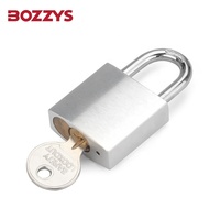 Cadenas de sécurité en aluminium solide à manille en acier inoxydable de 20mm avec clé principale Lockout industriel-Tagout personnalisé coloré
