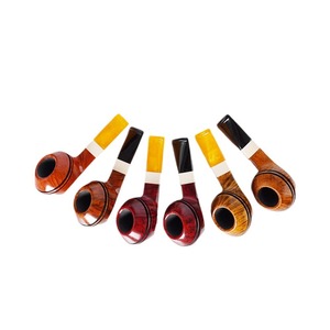 Briar Wood Bulldog Pipe Straight Type Tobacco Pipe For Smoking - Product Image 5