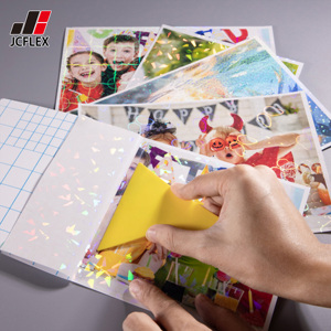Nouveau film holographique BOPP pour lamination à froid, film laser photo, film de plastification, emballage cadeau en plastique souple brillant - Product Image 3