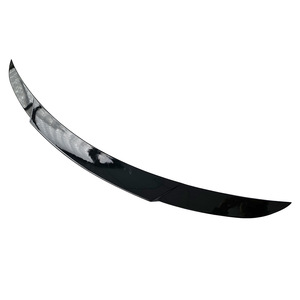 Mercedes-Benz C-Class W206 22+ Brabus Style Rear Spoiler Sticker <b>Black</b> Carbon Texture ABS <b>Wing</b> Shaped Trunk Fitment - Product Image 3