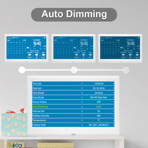 Amaboo giá bán buôn bảng đồng hồ 10 inch LCD hiển thị thời gian với mức độ sáng và lịch đồng hồ cho chứng mất trí - Product Image 4