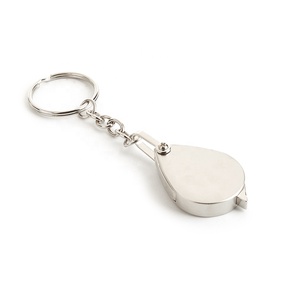 แว่นขยายพกพาแบบพับได้ 10 เท่า พร้อมพวงกุญแจ - Product Image 3