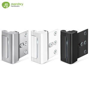 Popular Hot Sale Home Security Door Locks Reinforcement Lock Anti-theft White Black Door Guard for Door - Product Image 1
