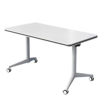 Silla de Oficina Plegable Móvil con Diseño Modular y Estilo Moderno para Mesas de Conferencia, Capacitación, Reuniones y Escuelas