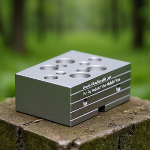 Mandíbula móvil acanalada lisa para mordazas modulares superiores - Product Image 3
