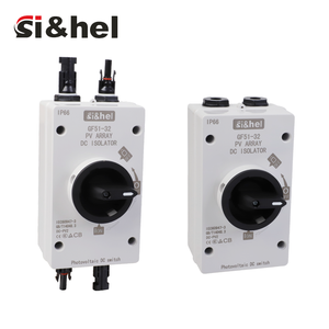 Si & hel gf51 MC4 TUV cấp v0 IP66 không thấm nước năng lượng mặt trời điện áp thấp điều khiển chính quang điện PV DC cách ly Hộp chuyển đổi - Product Image 1