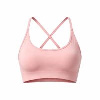 Damen Cloud Soft Leichter Atmungsaktiver U-Ausschnitt Yoga Sport-BH Vierwege-Stretch Naked Feel Workout Cami Pilates Gym Alltag