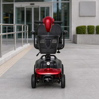 Nouvelle conception populaire, scooter électrique tout-terrain pour personnes âgées, avec panier de rangement, alimenté au lithium, capacité de 130 kg, scooter pour personnes handicapées