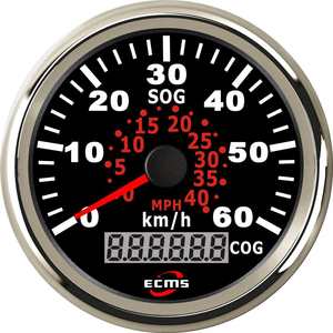 Analog Gauge <b>GPS</b> Speedometer 60km/h 85mm for Yacht Boat RV Car Modified Vehicle <b>Navigation</b> & <b>GPS</b> - Product Image 2