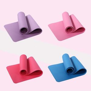 YINGUAN Tapetes de Yoga Plegables de 6mm, Personalizados, Antideslizantes, de Gamuza y TPE, Orgánicos, para Gimnasio - Product Image 1