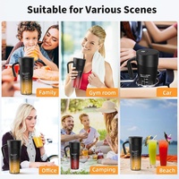 2025 Nieuwe Oplaadbare Draagbare Blender Mini Elektrisch Sap Cup 470Ml Hoge Snelheid Roterende Roeren 6-Blade Ultra Scherp