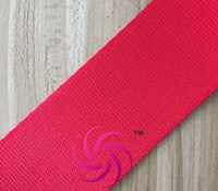 Sangle en nylon personnalisée en gros d'usine Midland ceinture élastique de couleur unie tressée à haute ténacité jouet pour animaux de compagnie sangle de regroupement flamme