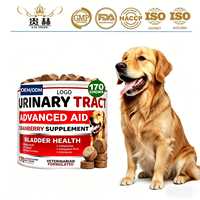 Complément OEM à croquer pour voies urinaires à la canneberge pour chats et chiens, santé de la vessie, D-Mannose, formule vétérinaire, rein et immunité