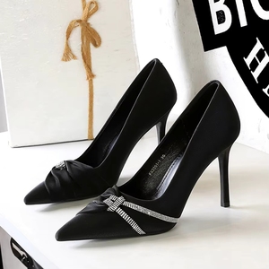 Zapatos de Tacón Alto de Cuero para Mujer, Zapatos de Punta Puntiaguda, Stilettos, <span class=keywords><strong>Calzado</strong></span> de Vestir para Oficina y Trabajo - Product Image 4