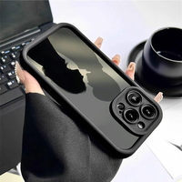 Coque de téléphone portable antichoc en TPU avec motif imprimé garçon et fille, style lentille d'appareil photo, pour Samsung Galaxy A07 A17 A56 S26 Ultra