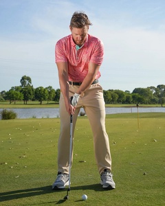 Oem Logo Impresión Golf Polos Venta al por mayor Polos Sublimados Hombres 88% Spandex 12% Poliéster Rayas Golf Camisas - Product Image 2