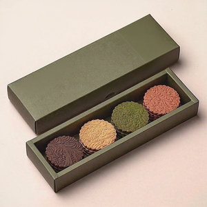 Umwelt freundliche Bäckerei Gebäck Box Verpackung Krepp Pfannkuchen Kuchen Gebäck Brownie Cookie Verpackungs boxen mit Einsätzen Teiler - Product Image 6