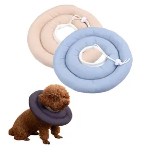 Cono morbido per animali domestici regolabile E-collare leggero Elizabethan cane cono per cani dopo l'intervento chirurgico