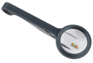 Pinzette e Specchio Pieghevole con Lente d'Ingrandimento Ottica 4.5x, Lente d'Ingrandimento Tascabile Ribaltabile, Strumento di Riparazione Integrato - Product Image 4