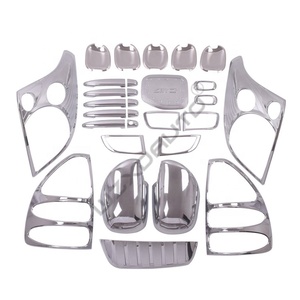 WZXD 2003 2004 2009 Full Exterior Car Covers Chrome Body Accessories Kit 29pcs/set for Land Cruiser FJ120 - Product Image 1
