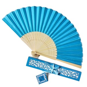 Abanico de mano de bambú de madera personalizado BSBH, regalo de <span class=keywords><strong>boda</strong></span> para <span class=keywords><strong>invitados</strong></span> - Product Image 2
