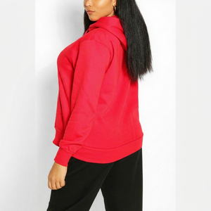 Sweat à capuche pour femme, très demandé, avec logo personnalisé, en molleton vintage délavé à l'acide, écologique - Product Image 1
