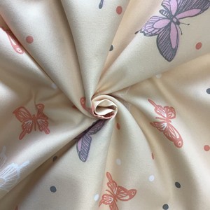 Changxing usine pas cher prix brossé beaux motifs de <span class=keywords><strong>papillon</strong></span> tissu imprimé dispersé pour drap de lit de literie - Product Image 4