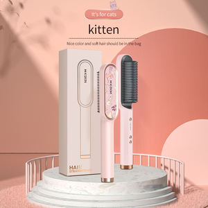 <span class=keywords><strong>TYMO</strong></span> anneau lisseur <span class=keywords><strong>brosse</strong></span> peigne lissage peigne lissage cheveux raides manche en céramique rapide et rapide - Product Image 6