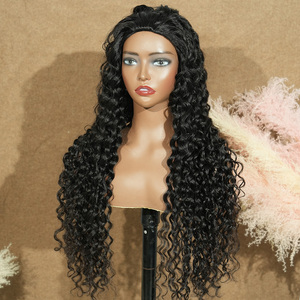 <span class=keywords><strong>Perruque</strong></span> Demi-Tête 3 en 1, Cheveux Humains Bouclés Vierge Naturels Ondulés Aligned Cuticules - Product Image 2