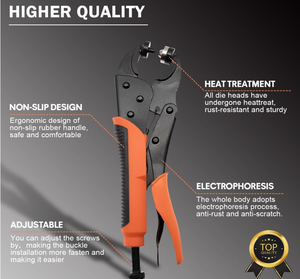 Kit de herramientas de sujeción a presión de alta resistencia Rilong, Setter ajustable, fabricación china <span class=keywords><strong>para</strong></span> cubiertas de barcos, <span class=keywords><strong>lonas</strong></span> de lona - Product Image 3