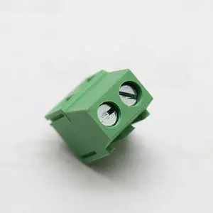 Factory direct sale 3.5mm pitch height 14.2mm positions 02p-24p green terminal block connector accessories for pcb board