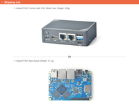 Carte de développement NanoPi R6C Rockchip RK3588S Quad Cortex-A76/A55, double Ethernet 2.5G, 8 Go de RAM, 64 Go EMMC, prise en charge du système d'exploitation