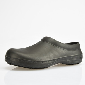 Commercio all'ingrosso antiscivolo resistenza all'olio EVA Black Restaurant Hotel Best Chef Cook Safety Kitchen Clog Shoes - Product Image 3