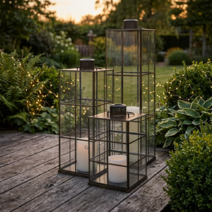 Trending Style Modern <b>Brass</b> Metal Framed Handmade Glass Candle Holder <b>Lanterns</b> for Home Decoration Christmas Easter - Product Image 6