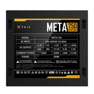 <span class=keywords><strong>Alimentation</strong></span> électrique pour jeux Ruix META <span class=keywords><strong>750</strong></span>, 500 <span class=keywords><strong>watts</strong></span>, ordinateur de bureau, <span class=keywords><strong>alimentation</strong></span> pour PC, 24V MSPS, en stock - Product Image 3