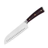 Couteau de chef Uae Gold Chef 8In Case 8 in Set Couteaux Nsf Gris Crochet Long 440C Mince 2020 Deba M390 7Pcs Vache Bois Blanc Japon Pierre