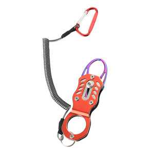 Alicates de Pesca Hualigao 304 de Aluminio Color Titanio, Herramienta de Pesca Portátil para Exteriores con Mosquetón de Resorte - Product Image 2