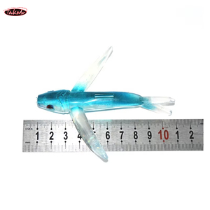 TAKEDO-Appât artificiel de haute qualité WY10, avion en plastique souple avec yeux 3D, pêche à la traîne - Product Image 5