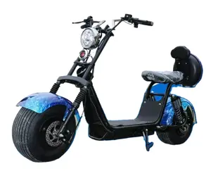 Electrico Moto Citycoco ransel baterai 50cc 36v, kostum skuter 5000watt Ruedas keranjang ban lemak elektronik uniseks