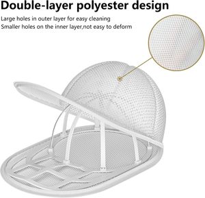 Cage de lavage pour casquettes de baseball, nettoyeur de casquettes pour machine à laver ou lave-vaisselle - Product Image 5