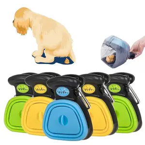 Fabricante personalizado al por mayor mascota perro caca bolsa dispensador viaje plegable caca pala limpia Animal