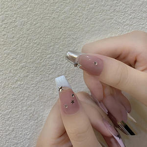 Xiaohongshu สติกเกอร์ติดเล็บดาวห้าแฉกเล็บเล็บปลอมเสร็จแล้วลอกออกได้ - Product Image 3