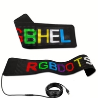 Panneau d'affichage flexible LED Matrix Pixel Panel LED Display Board RGB Led Sign Panel For Car By Smart APP Control